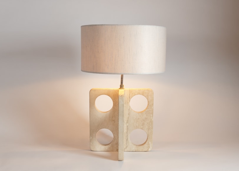 Pair of X-Shaped Table Lamps