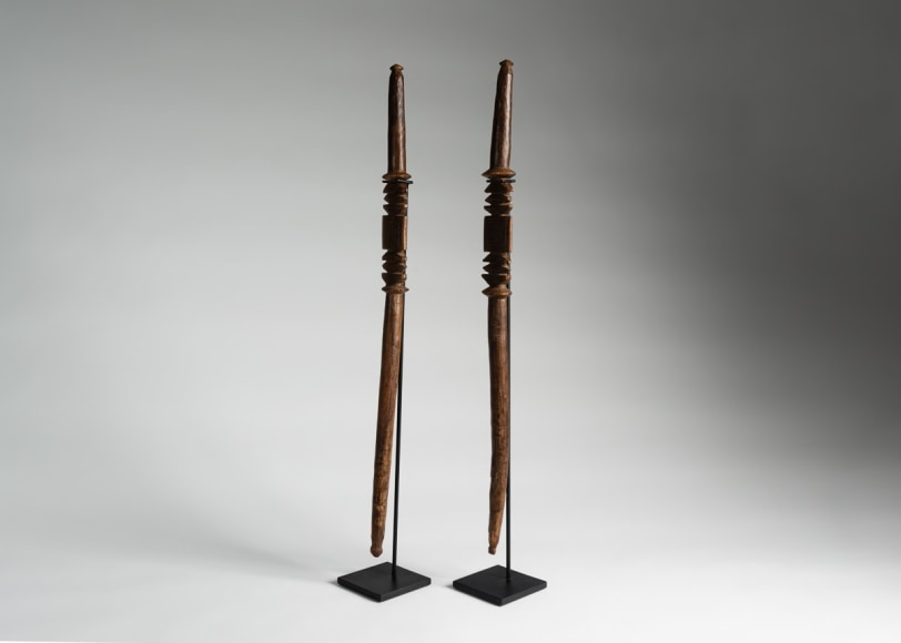 Set of Two Ceremonial Staves