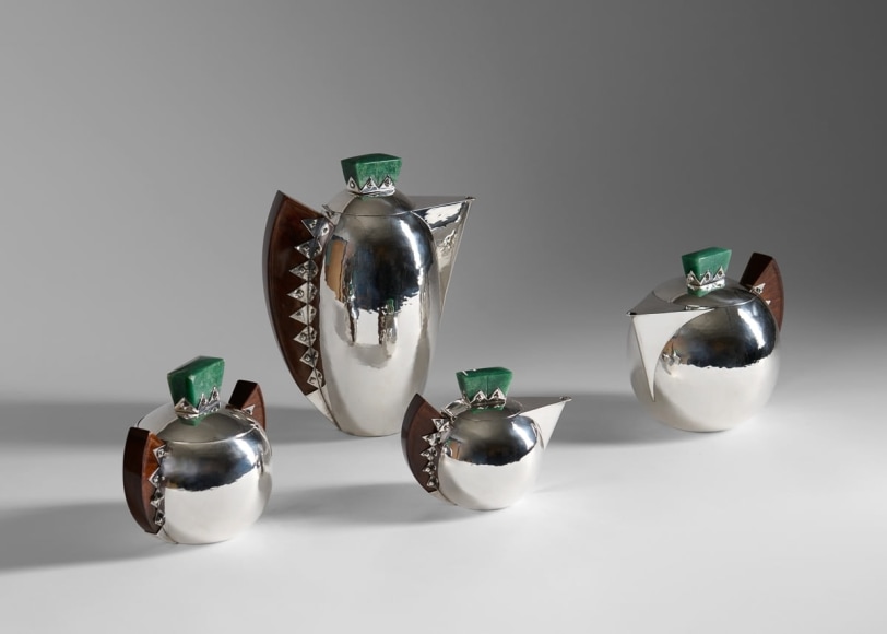 art deco tea set