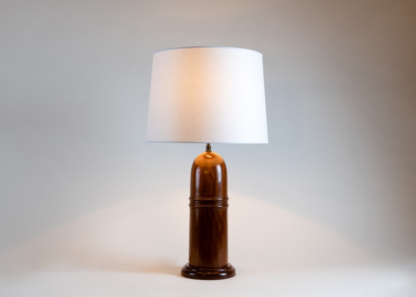 Bill Willis Iroko Wood Lamp