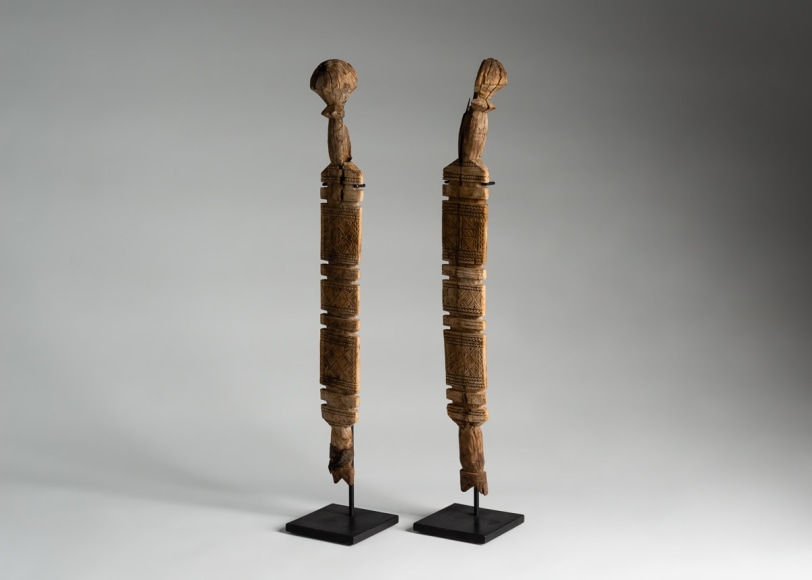 Set of Two Ceremonial Staves