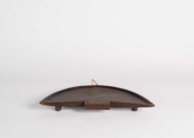Half-Moon Platter with Incised Edges
