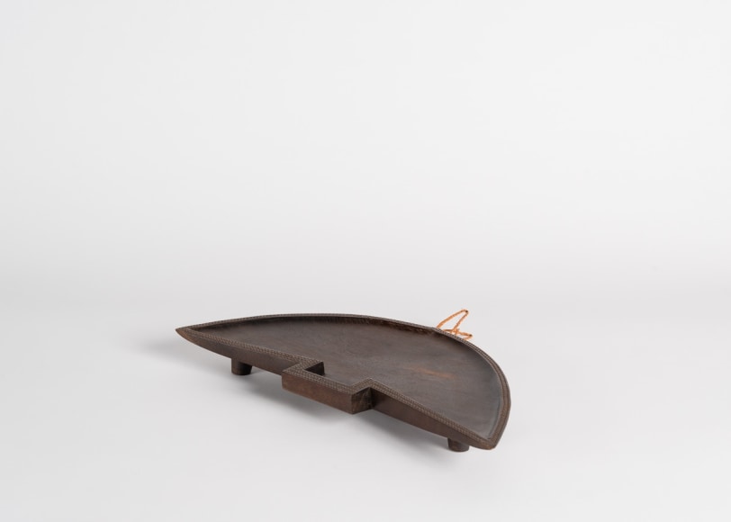 Half-Moon Platter with Incised Edges