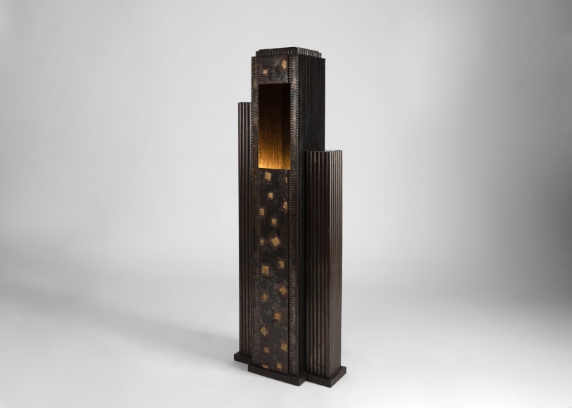 Stand or Sellette with Backlit Niche