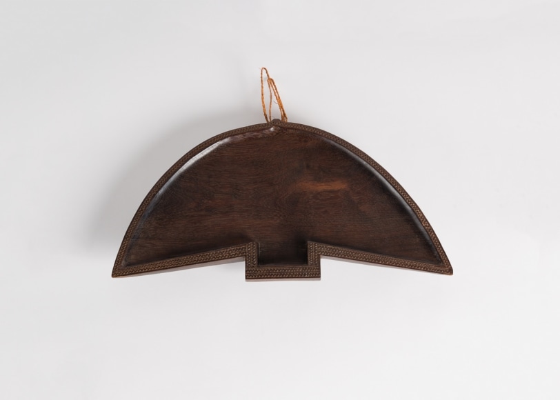 Half-Moon Platter with Incised Edges