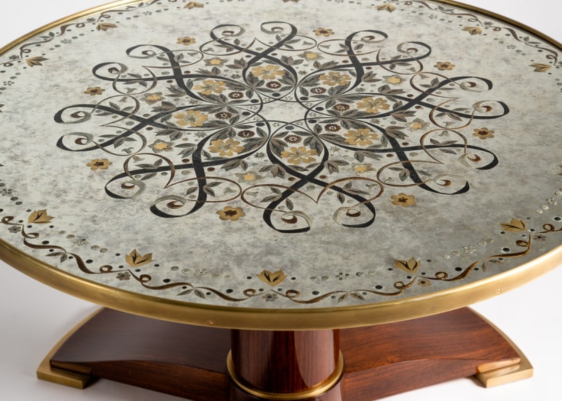 Table Maison Leleu Eglomise