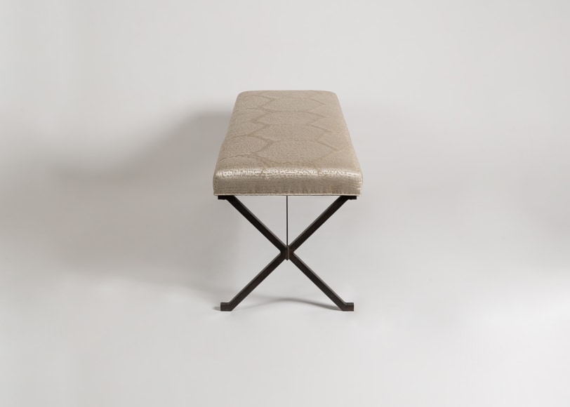 Pair of Cushioned Benches