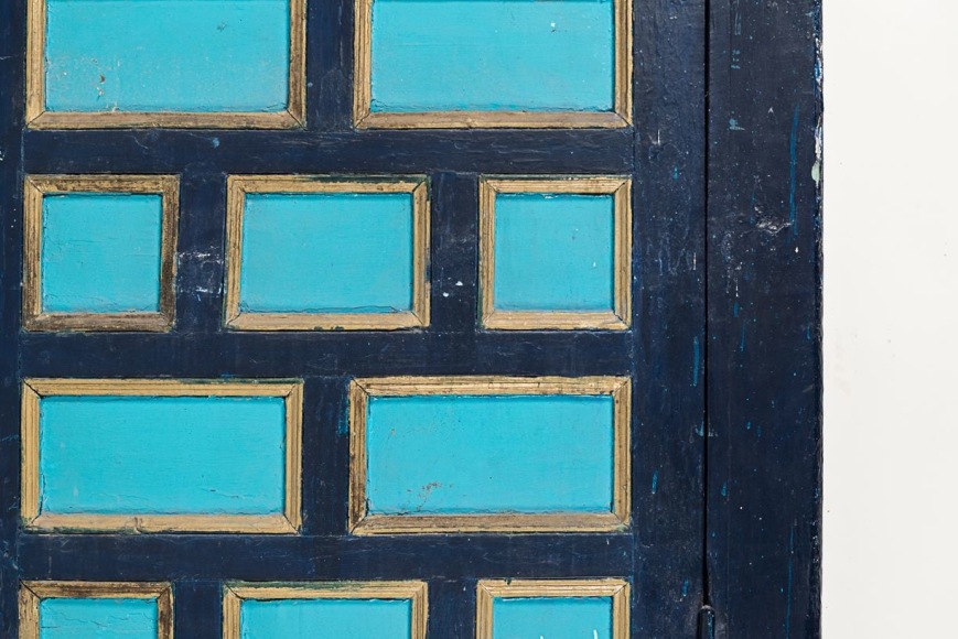 Set of Two Fine and Rare Painted Doors