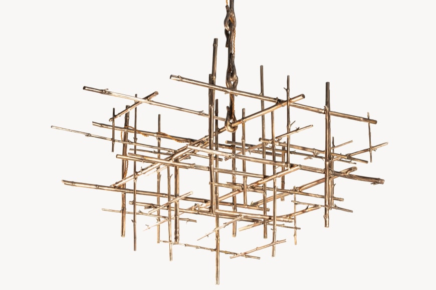 bambu chandelier