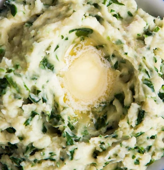 Mashed Potatoes with Greens
