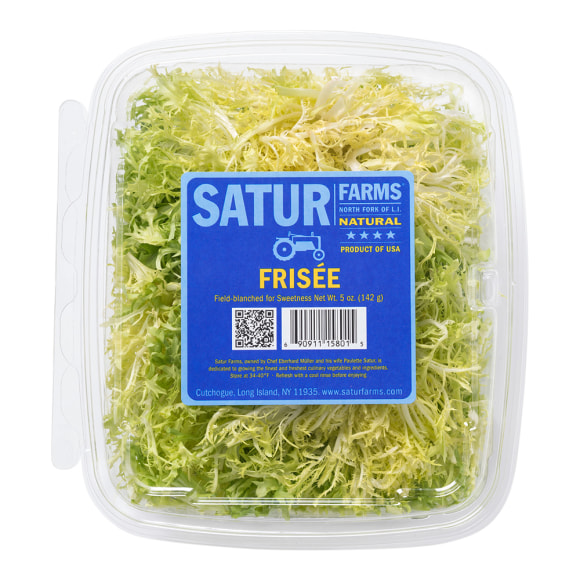 Frisee in retail clamshell containe