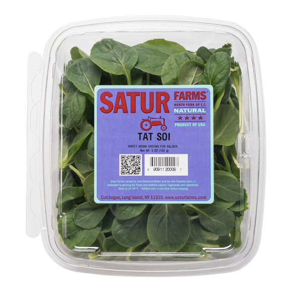 Tat Soi Retail Clamshell Packs