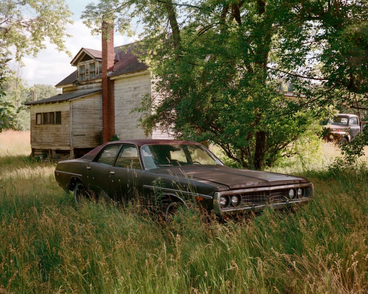 Tema Stauffer  Brown Dodge, Castleton, New York, 2016  Archival Pigment Print  24h x 30w in, Edition of 8  30h x 36w, Edition of 8  42h x 50.5w, Edition of 3   TS_016