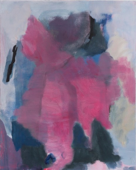 An Hoang, Untitled (reflection III), 2017, oil on canvas, 120 x 16 inches