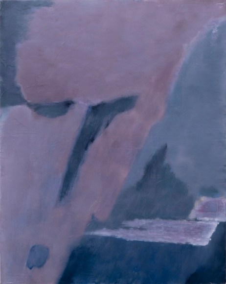 An Hoang, Untitled (scapeland/portrait of my father), 2015, Oil on canvas, 40 x 32 inches, paintings