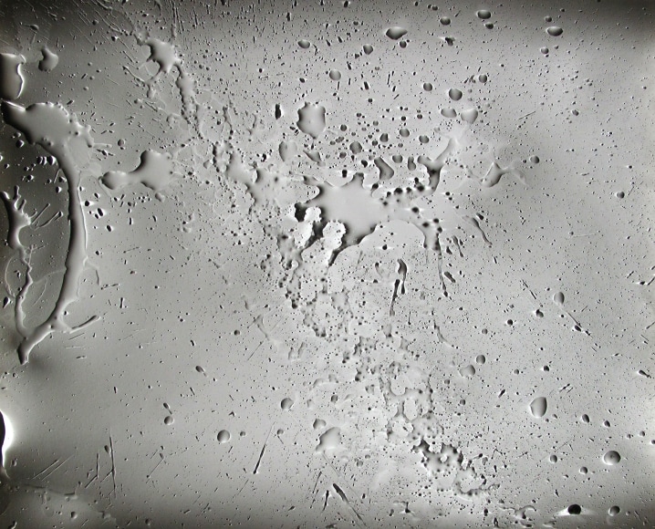 Ben Nixon  Sun Touch, 2016unique silver gelatin photogram  20h x 16w in, Abstract, Black &amp; White photogram