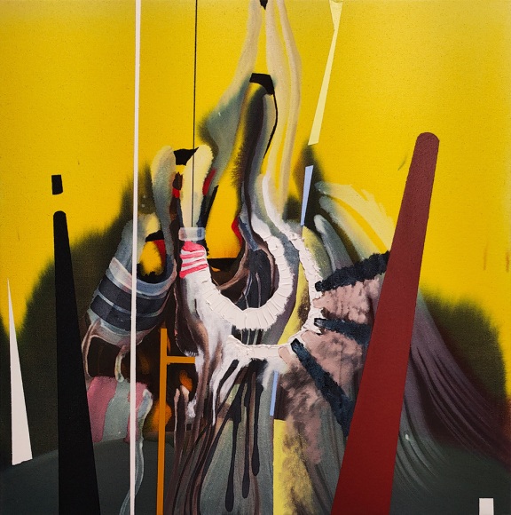 Abstract painting by Luke Whitlatch