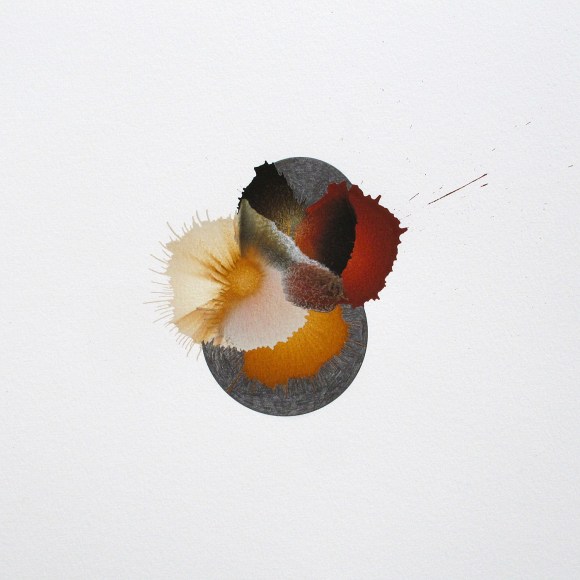 Abstract work on paper by Ben Nixon