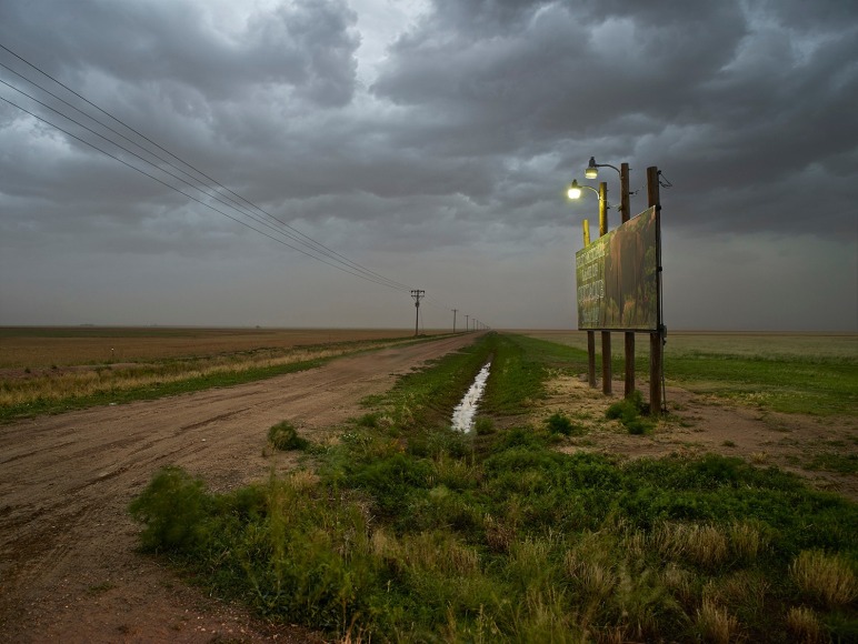Andrew Moore, Approaching Dust Storm, Floyd County, Texas, 2013, Archival pigment print