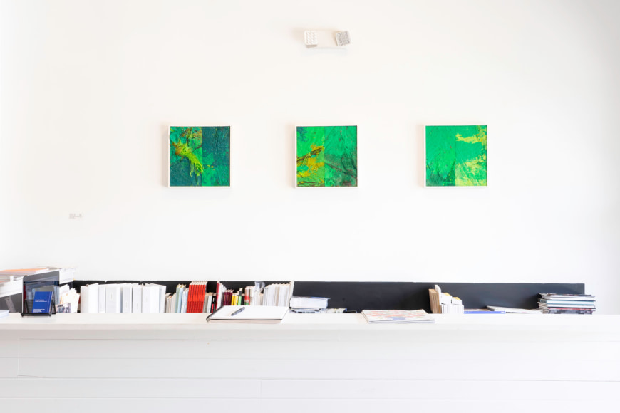 Installation view of Randy Shull: SIESTA