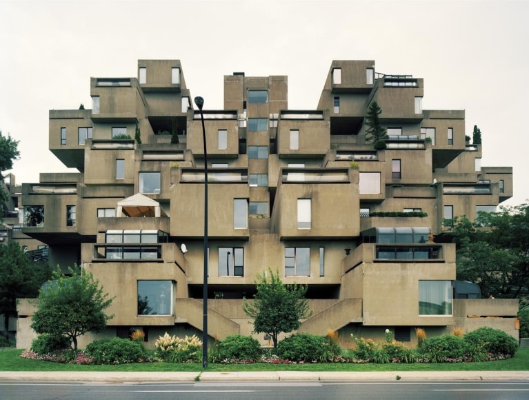 Jade Doskow  Montreal 1967 World's Fair, "Man and His World," Habitat ‘67, 2012  Digital Chromogenic Print  22h x 30w in, Photographs, Fine Art, Contemporary Art, Asheville