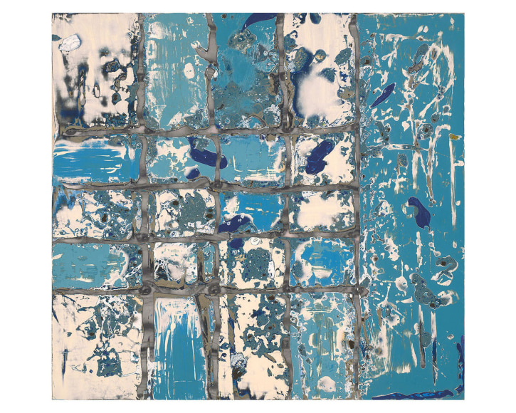 Randy Shull  Bacalar, 2019  inkjet, acrylic on panel  22h x 24w in