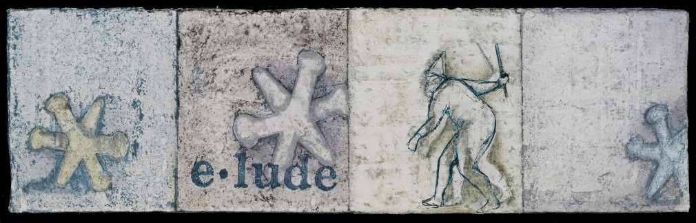 Screenprint on handmade paper, by Georgia Deal