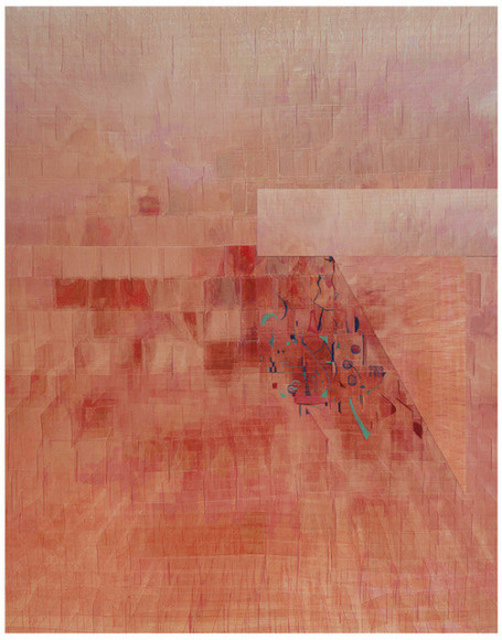 Abstract collaged photograph by Sandi Haber Fifield