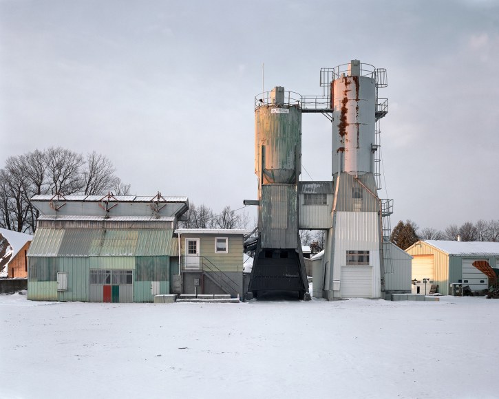 Tema Stauffer  Concrete, Sand and Gravel Plant, Livingston, New York, 2017  Archival Pigment Print  24h x 30w in, Edition of 8  30h x 36w, Edition of 8  42h x 50.5w, Edition of 3   TS_028