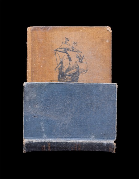 Photograph of two books, by James Henkel