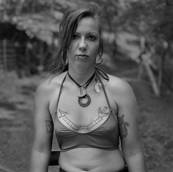 Ally, PawPaw, Madison County, NC, 2012, Archival pigment print, 5 x 5 in, Edition of 5, photography
