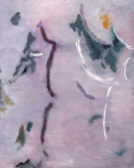 An Hoang, Untitled (ravine), 2017, oil on canvas, 50 x 40 inches