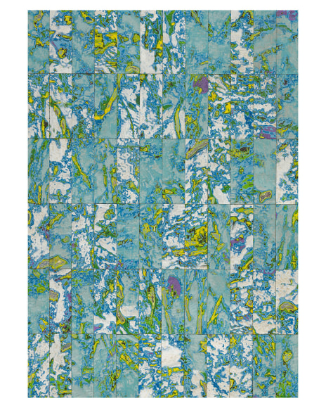 Randy Shull  El Cielo, 2018  acrylic, hammock on panel  40h x 28w in