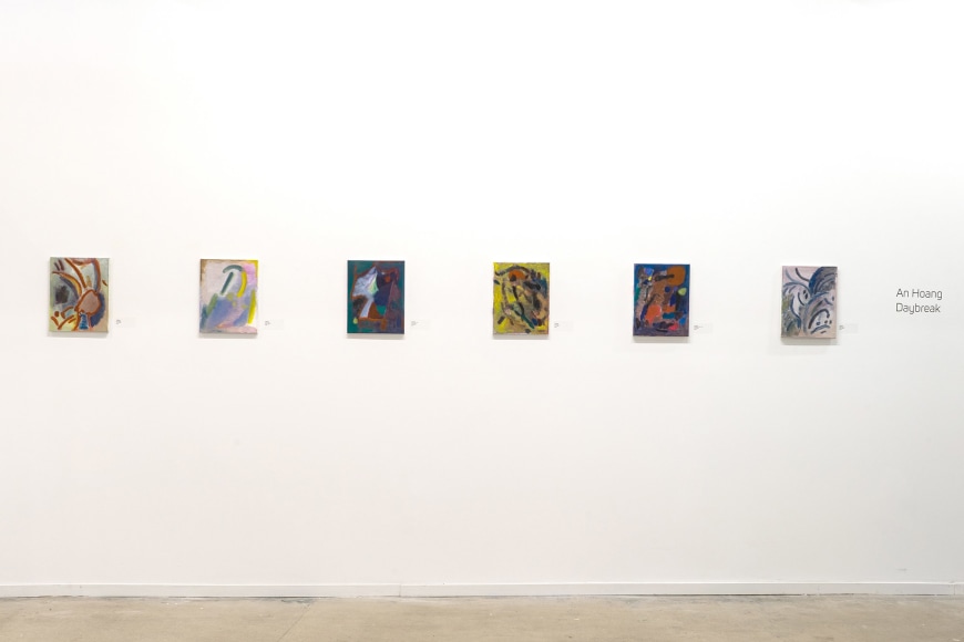 Gallery installation view of exhibition by An Hoang, 2021