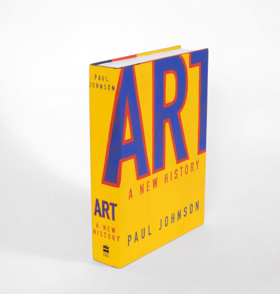 Hand-painted replica of an art book
