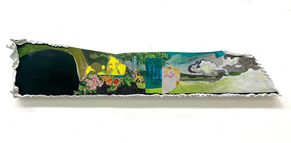 long abstracted landscape