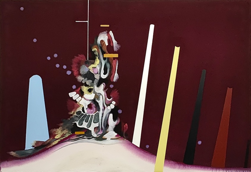 Abstract painting by Luke Whitlatch