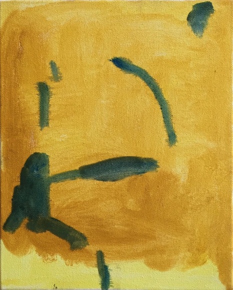 An Hoang, Untitled (afternoon), 2016, Oil on canvas, 10 x 8 inches