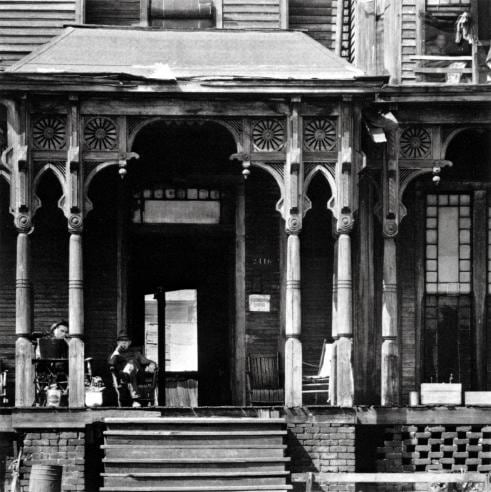 Walker Evans, Boarding House Porch, Birmingham, Alabama, 1936, Gelatin silver print, Single print of 100 prints made, Photography