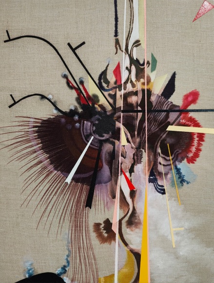 Abstract painting by artist Luke Whitlatch