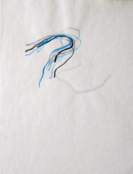 Sharon Louden, Hugs, 2005, watercolor and acrylic on paper, 11 x 8.5 inches