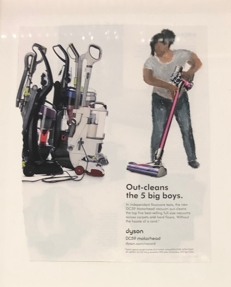 Ramiro Gomez  Citlali, n.d.  Acrylic on magazine  11h x 8 1/2w in 27.94h x 21.59w cm  RM001