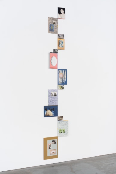 Installation view of photographic sculpture by Philiip Maisel