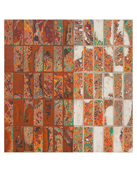 Randy Shull  Sol o Sombra, 2018  acrylic, hammock on panel  26h x 25w in