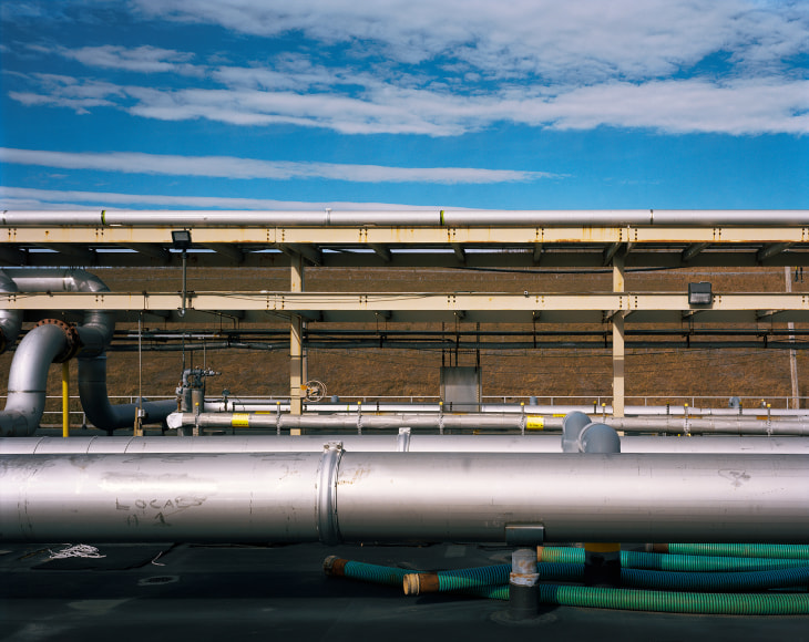 Jade Doskow  Leachate Treatment Plant Rooftop, 2019/2021  Archival pigment print  30h x 40w in,