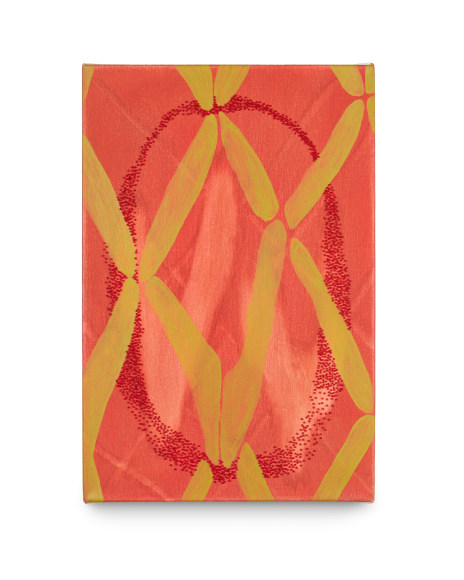 Abstract textile work by Erin E. Castellan