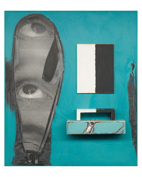 Randy Shull  Rigid Ooze, 2019  inkjet, acrylic on panel  24h x 20w x 3d in