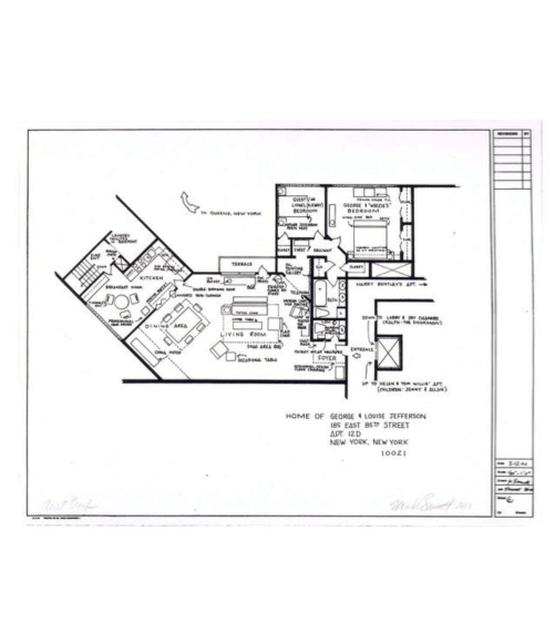 Home of George and Louise Jefferson (The Jeffersons), 2000