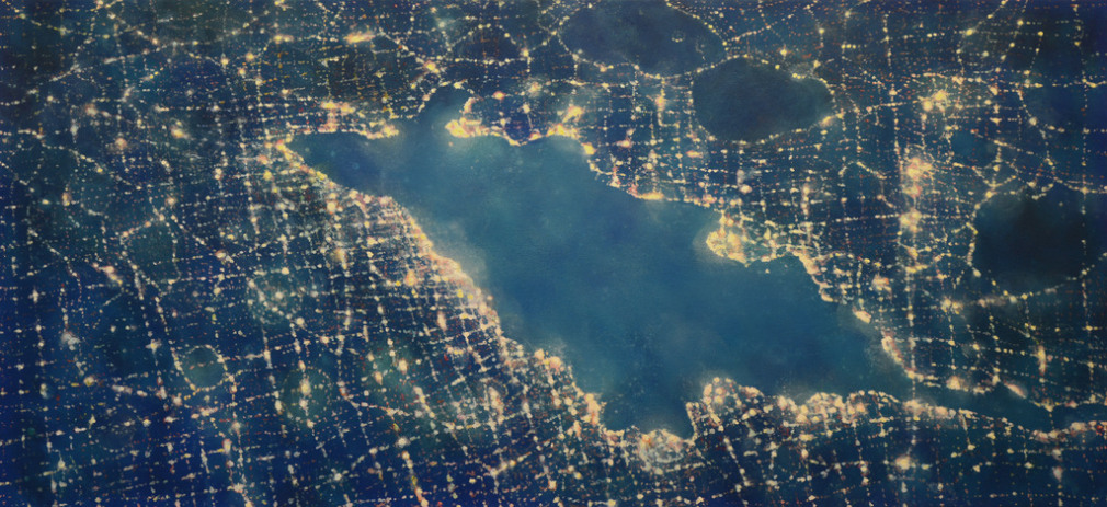 City (Satellite) #3, 2019