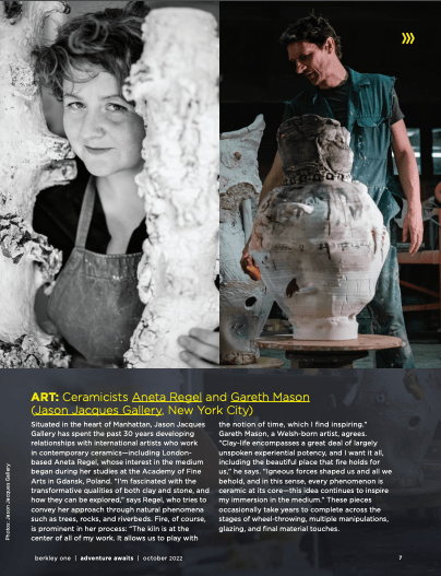 Aneta Regel &amp; Gareth Mason